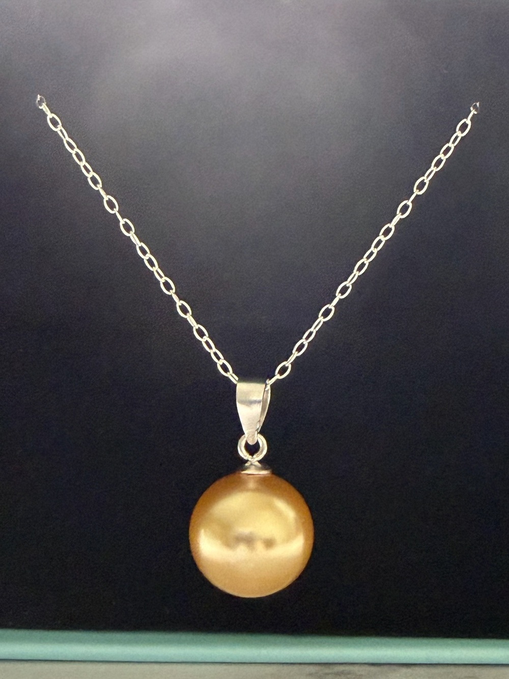 Yellow Pearl Necklace